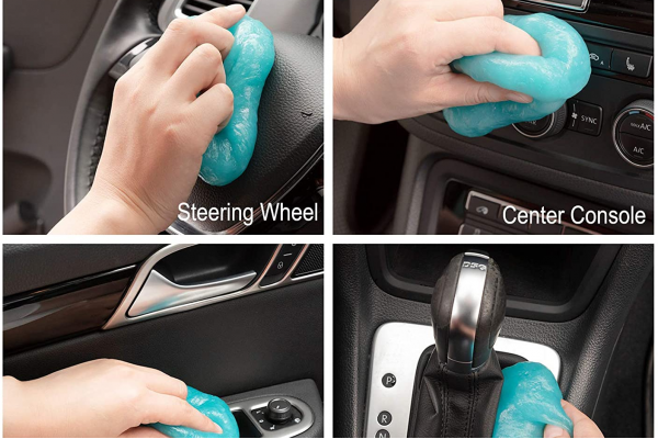 A cleaning gel for car detailing
