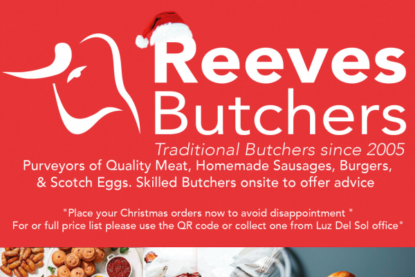 Reeves Butchers Price List image 1